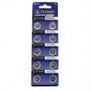 10pcs AG13 LR44 SR44 L1154 357 A76 Alkaline batteries button cell watch camera H