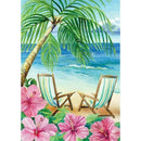 5D DIY Full Drill Diamond Painting Beach Chairs Cross Stitch Embroidery Kit