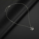 Fashion Jewelry Set for Women Butterfly Moon Necklace Stud Earrings Anniver P7X8