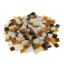 500x Colorful Square Glass Mosaic Tiles Tessera for Art Craft Supply 10x10mm