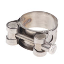 Motorbike Exhaust Clamp Clip Stainless Steel Muffler Silencer Clamps 32-35mm