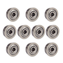 10x F623ZZ Mini Metal Flange Ball Bearing Shielded Deep Groove Printer  3x10x4mm