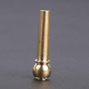 6pcs Guitar Fittings Solid String Pegs Guitar Bridge Pins Pure Copper
