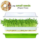 Seed Sprouter Tray PP Healthy Alfalfa Wheatgrass Seeds Grower with Cover,2 SA4I7