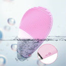 Pink Silicone Cleansing Instrument Electric Face Washer Five-Speed Adjustin