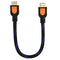 5X(Ethernet HDMI Male to HDMI Male m/m Adapter Cable 30cm 12" for TV ComputU9M1)