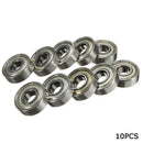 10Pcs ABEC-7 608ZZ Skate Scooter Skateboard Wheels Spare Bearings Ball Roll R5L3