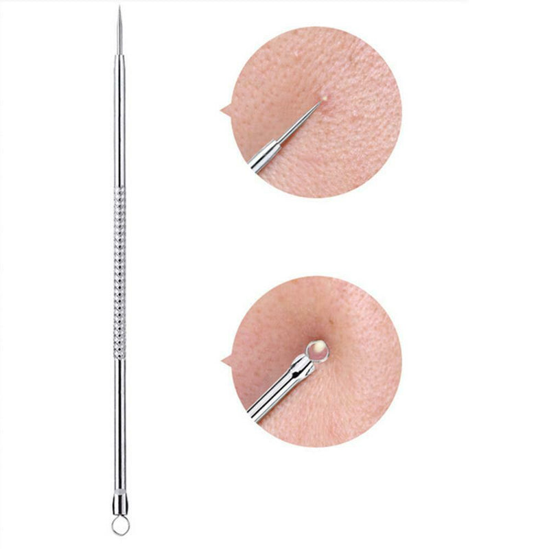 Stainless Steel Blackhead Remover Needle Acne Comedone Pimple Extractor hv2n