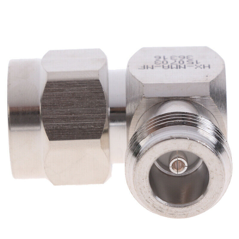 90 Degree N Plug Male To N Female Jack RF Connector Right Angle M/F AdapterB Ew