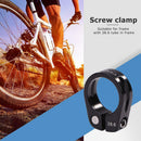 1pc MTB Cycling Seat Tube Clip Bike Release Seatpost Clamp (28.6mm Black) A