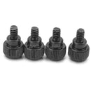 10Pcs Computer Case Accessories Tools Hnad Twist Thumb Screws Black 14mm Length