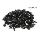 200PCS Clips Plastic Push Type Rivet Retainer Fastener Bumper Pin Durab RUI