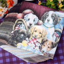 20pcs lovely puppy dog soft decoupage napkin paper  tissue for  party decor JR