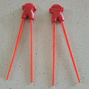 1 Pair Chopsticks For Sushi Baby Kids Cartoon Food Sticks Easy Use Fun Lear