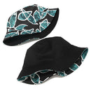 Tropical Leaf Wind Fisherman Hat Unisex Outdoor Sun Protection Sun Visor Do