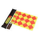 2pcs Soccer Referee Flag Football Judge Sideline Flags Sports Equipment