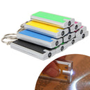 10X Mini LED Light Torch Camping FlashLight Ring Key Chain Lamp Torches Lig