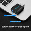 Vention Sound Card USB to 3.5mm Jack Female Headphone External Audio Card A
