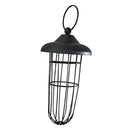 Hanging Wild Bird Fatball Feeder, Garden Design in Black & Metal for long