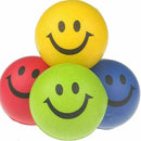 12pcs/pack Happy Smile Face Bouncy Relaxable Squeeze Pain Relie Ball Stress O9E1