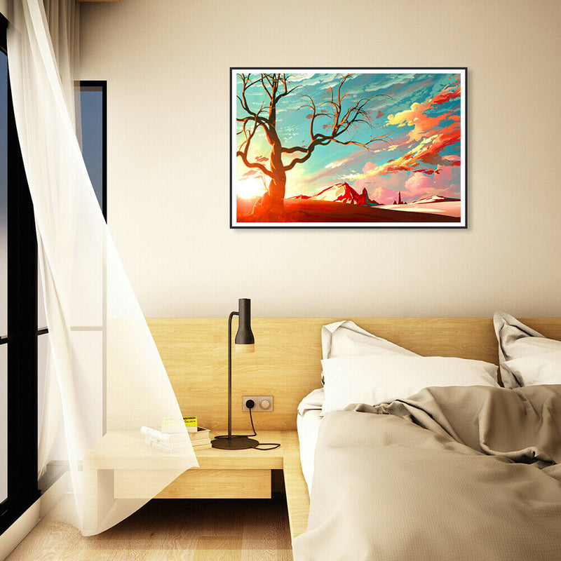 Sunset Tree 1000pcs DIY Paper Puzzles Jigsaw Educational Kids Adults Toys