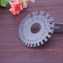 Stainless Steel 1-36 Round AWG SWG Wire Ruler Gauge Diameter Measurer Tool