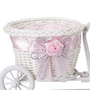 5X(Handmade Tricycle/Bike Flower Basket for Flower Vase and Storage Decora D9I2)