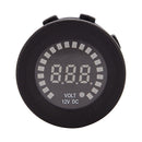 New 12V-24V Car Motorcycle LED Digital Display Voltmeter Waterproof Meter Blue