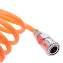 6M 8mm x 5mm PU Recoil Hose Air Compressor Pipe Assembly w/ Quick Connector