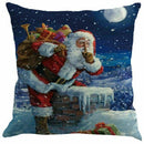 Sofa Bed Home Cafe Decor Pillowcase Square Linen Throw Pillow Cover Invisib H7M3