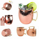 Stainless Steel Cocktail Wine Milk Coffee Cup Mug Bar Home Party 600ml Rose WZE