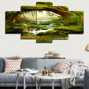 5 Panels HD Modern Art Oil Landscape Painting Canvas Print Wall Picture