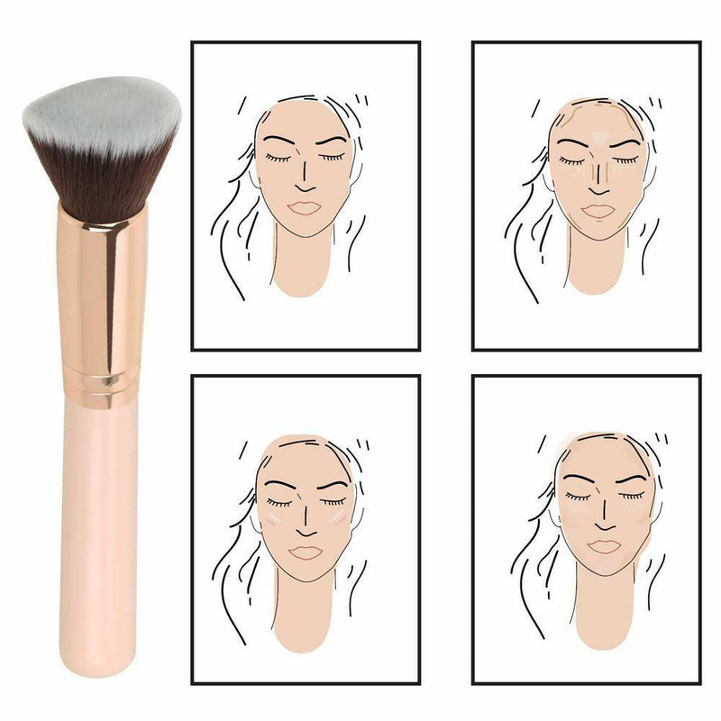 Flat Top Kabuki Foundation Brush Liquid foundation Blending powder High Quality