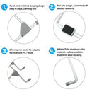 Portable Adjustable Laptop Notebook Table Stand Tray Computer Lazy Foldable Desk