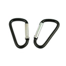 60PCS Camping Outdoor Aluminum Alloy D Shape Carabiner Clip Hook Key Chain
