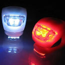 6pcs/set LED Silicone Bicycle Front Rear Lights Bike Headlight Tail Lamps
