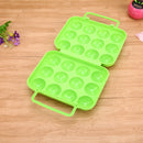 Kitchen Container Hiking Camping Carrier 12 Egg Case Storage Box