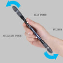 Non Slip Coated Spinning Ballpoint Pen Gaming Rolling Finger Playing Rotate Pro
