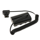 1Pcs D-TAP to NP-F550 DC Power Adapter Spring Cable Converter for Monitor Using