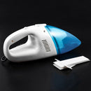 White Clear Blue Plastic Car Dust Vacuum Cleaner DC 12V K5O2