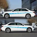 1 Pair Universal Racing Stripes Car Graphic Stickers Auto Body Side Door Decals