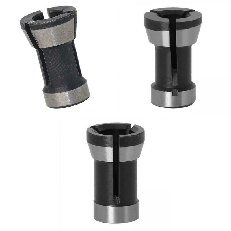 3x Chuck Collet Router Bit Chuck Adapter for Engraving Machine Wood Milling