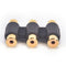Triple 3x RCA Phono Coupler Female to Female Audio Video Connectors Adaptor G.ES