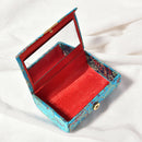 Double Support Lipstick Case Holder With Mirror Inside & Snap-On Closure  Z