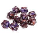 10pcs 20 Sided Dice D20 Polyhedral Dice for Dungeons and Dragons Table Games