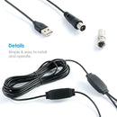 120 Miles 1080P Indoor Digital TV Antenna Signal Receiver Amplifier TV Radius