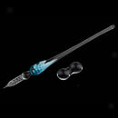 Glass Dip Pen - Handmade Glass Signature Pen Writting Crystal Pen for Gifts