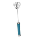 2x Stainless Steel Manual Egg Whisk Beater Stirrer for Kitchen Milk Bread