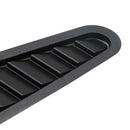 2X ABS Black Car Air Flow Intake Hood Scoop Vent Louver Bonnet Cover Decor