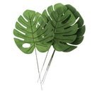 5x Artificial Leaf Faux Monstera Leaf Foliage Palm Leaves Home Decor_Size M